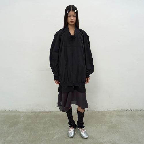 OVERSIZED TRACK JACKET (BLACK)