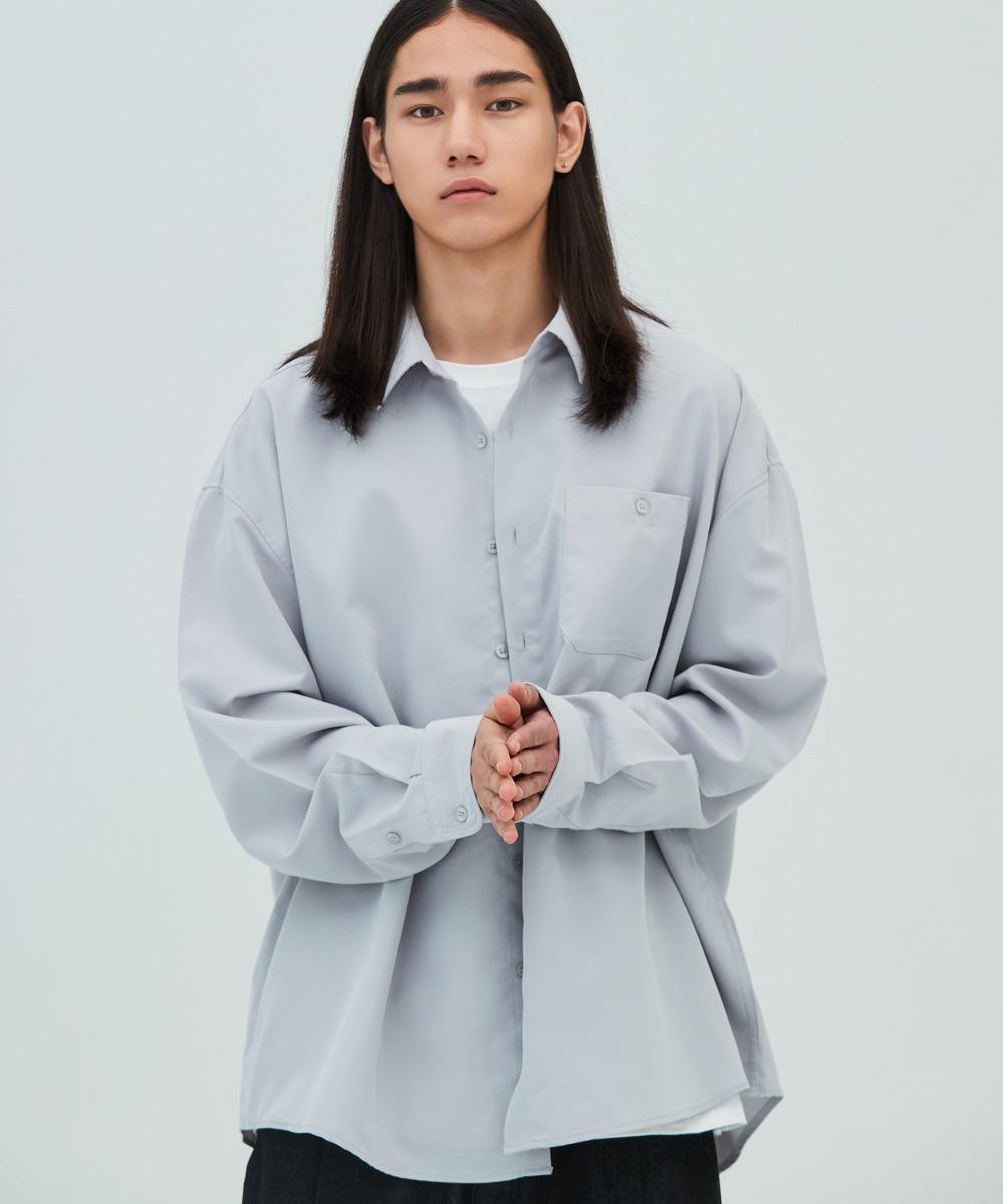 에브리데이 오버핏 셔츠 [라이트 그레이]