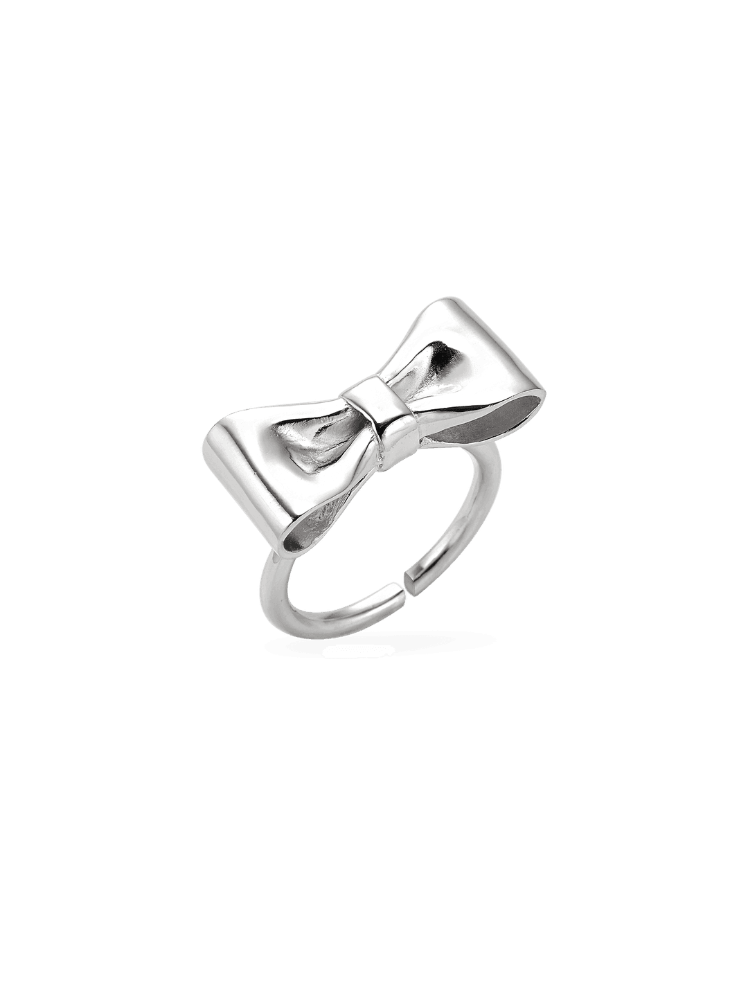 Reborn Ribbon Ring 001-Silver (바로발송)