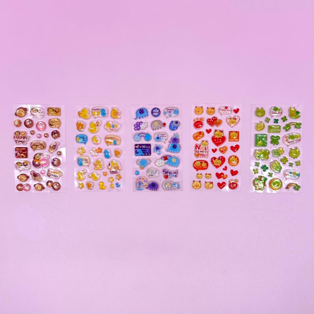 [중고] [고전문구] 2001 도톰한 향기 캔디 스티커