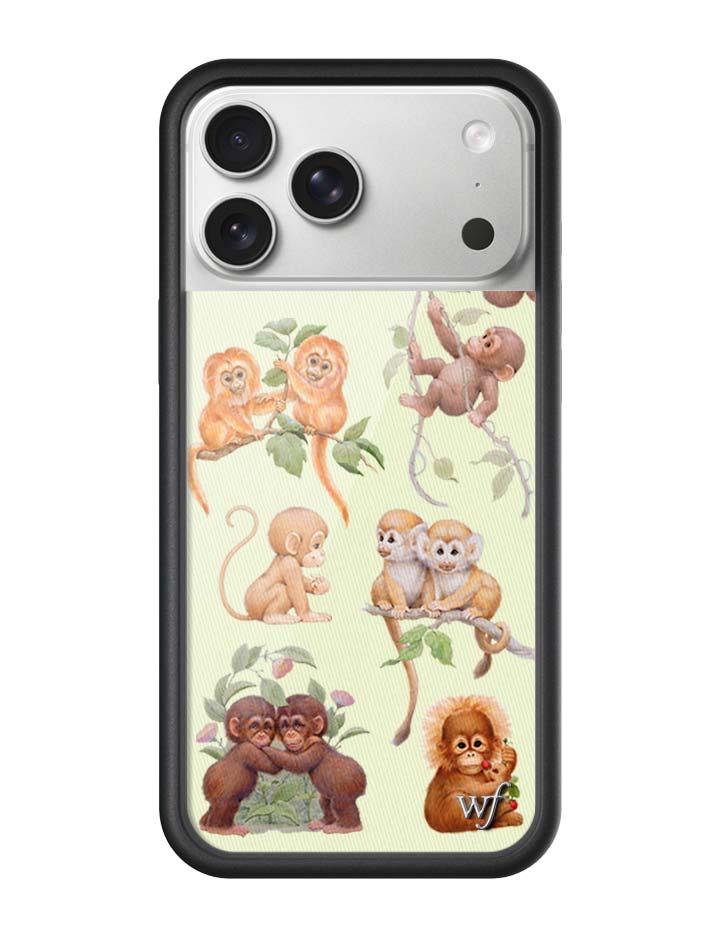 Wildflower Monkey Biz iPhone case