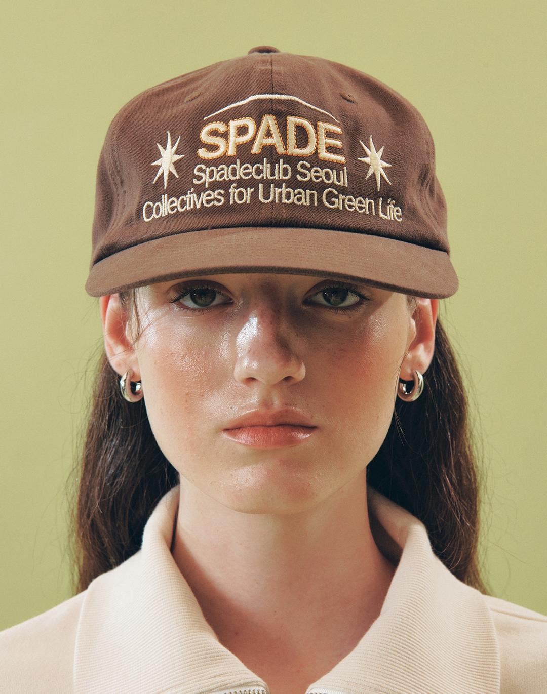 Spade Bomb Trucker Cap - Brown 스페이드 밤 트러커 캡