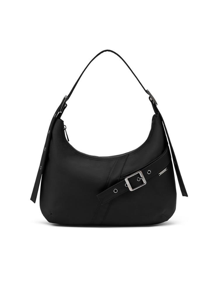 [MNEM] [MNEM]Marsupial Pocket Nylon Bag (black)
