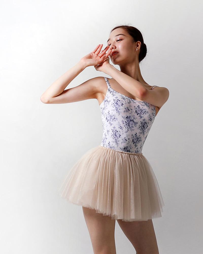 에밀리 캐미솔 레오타드 TOILE DE JOUY / BLUE