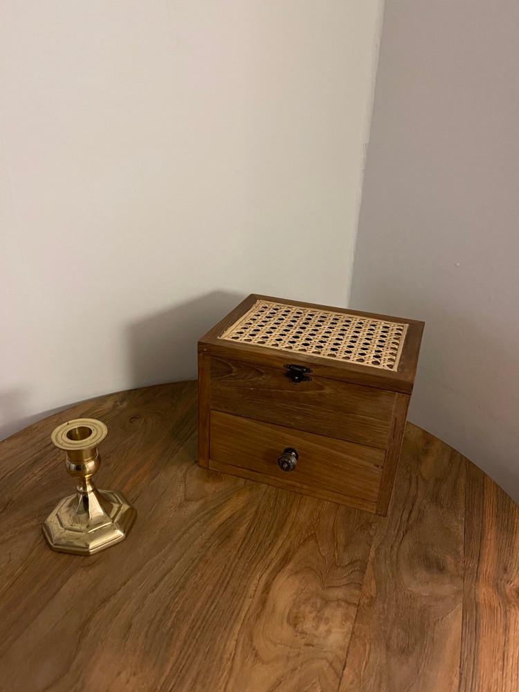 티크원목 수납함