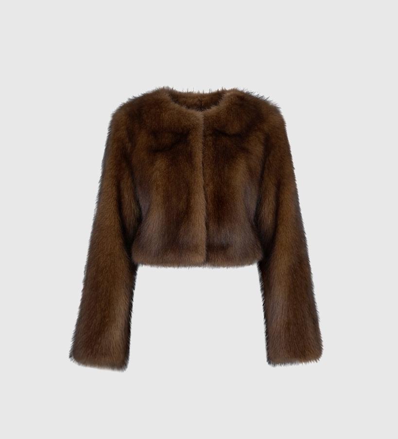 FAKE FUR 18(브라운)-당일발송