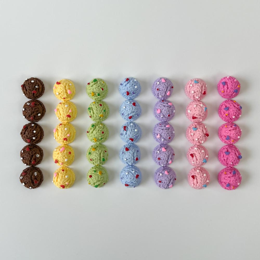 데코덴 아이스크림 스쿱 파츠 탑꾸 폰꾸재료 크록스 꾸미기