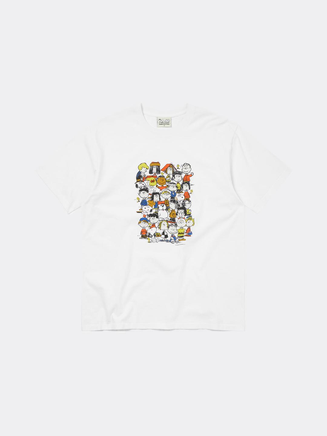 디스이즈네버댓 TNT PEANUTS GANG TEE - WHITE