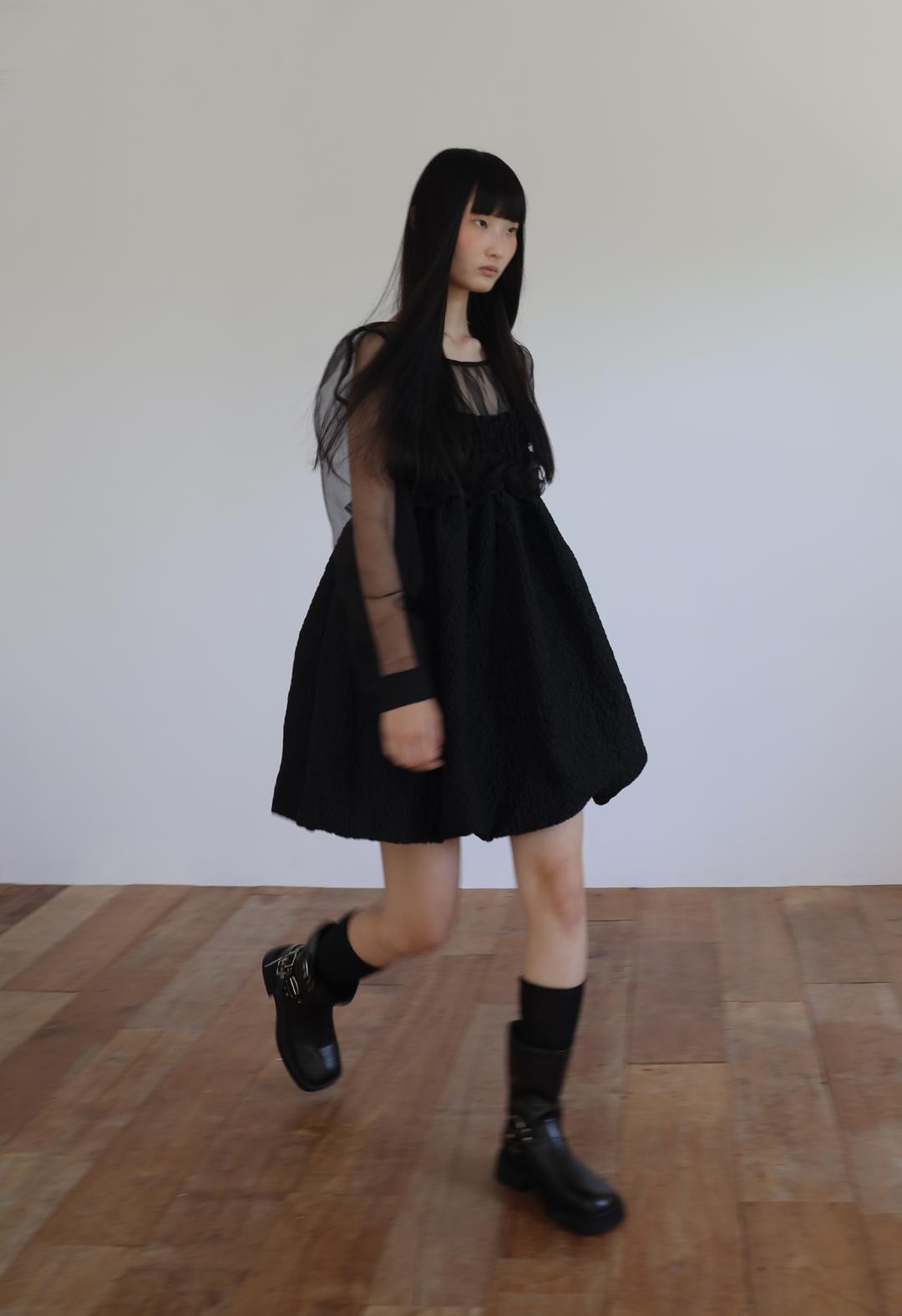 Cecile Organza Balloon Dress, 2color