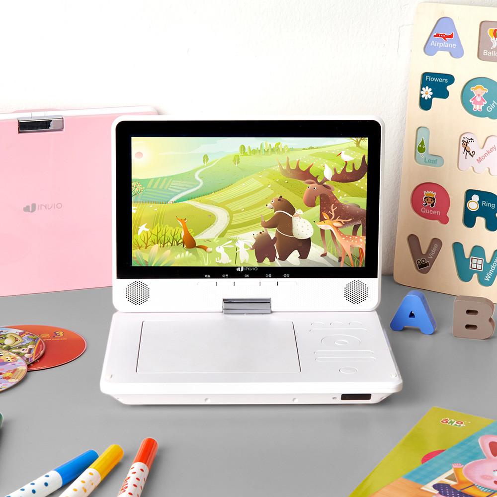 인비오 휴대용 DVD플레이어 고화질 고해상도파일재생 BT아웃 PD-3500HD