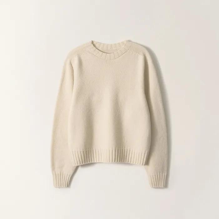 [예약주문 S: 11/12] Bunny Wool Pullover Knit (Pure Ivory)