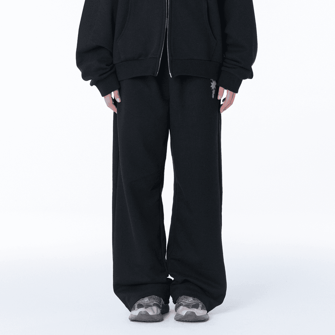 Midnight star sweat pants BLACK