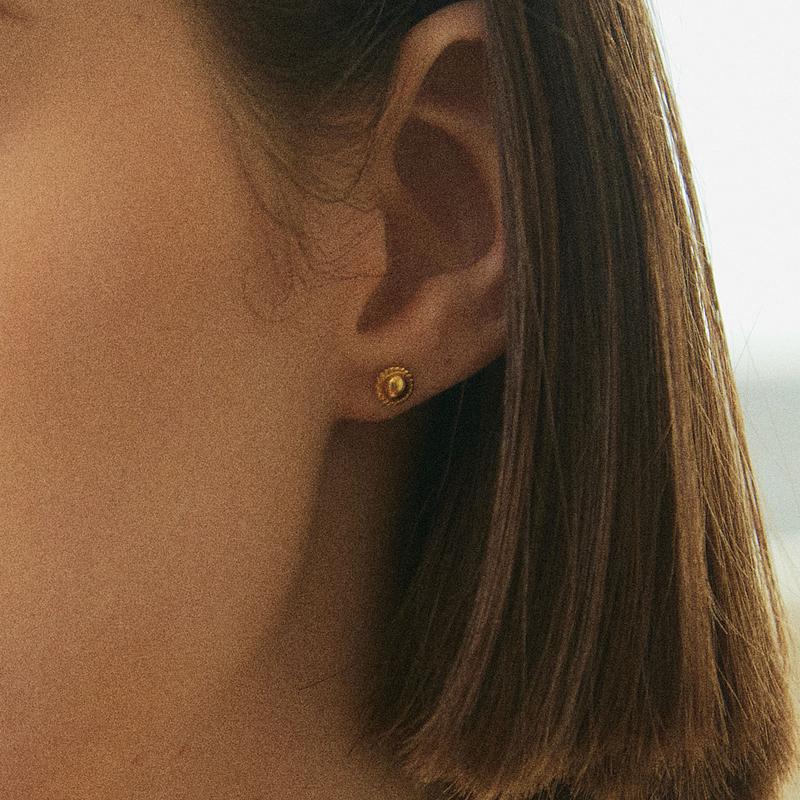 14k 클래식 피어싱 귀걸이