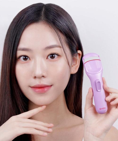 C타입충전 온열뷰러 속눈썹고데기 트윙컬 미니 RT-BVEI2302 핑크/퍼플