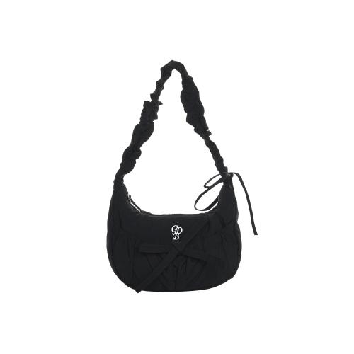 그랭드보떼(GRAIN DE BEAUTE)  SHIRRING SHOULDER BAG [BLACK] - 사이즈 & 후기 | 무신사