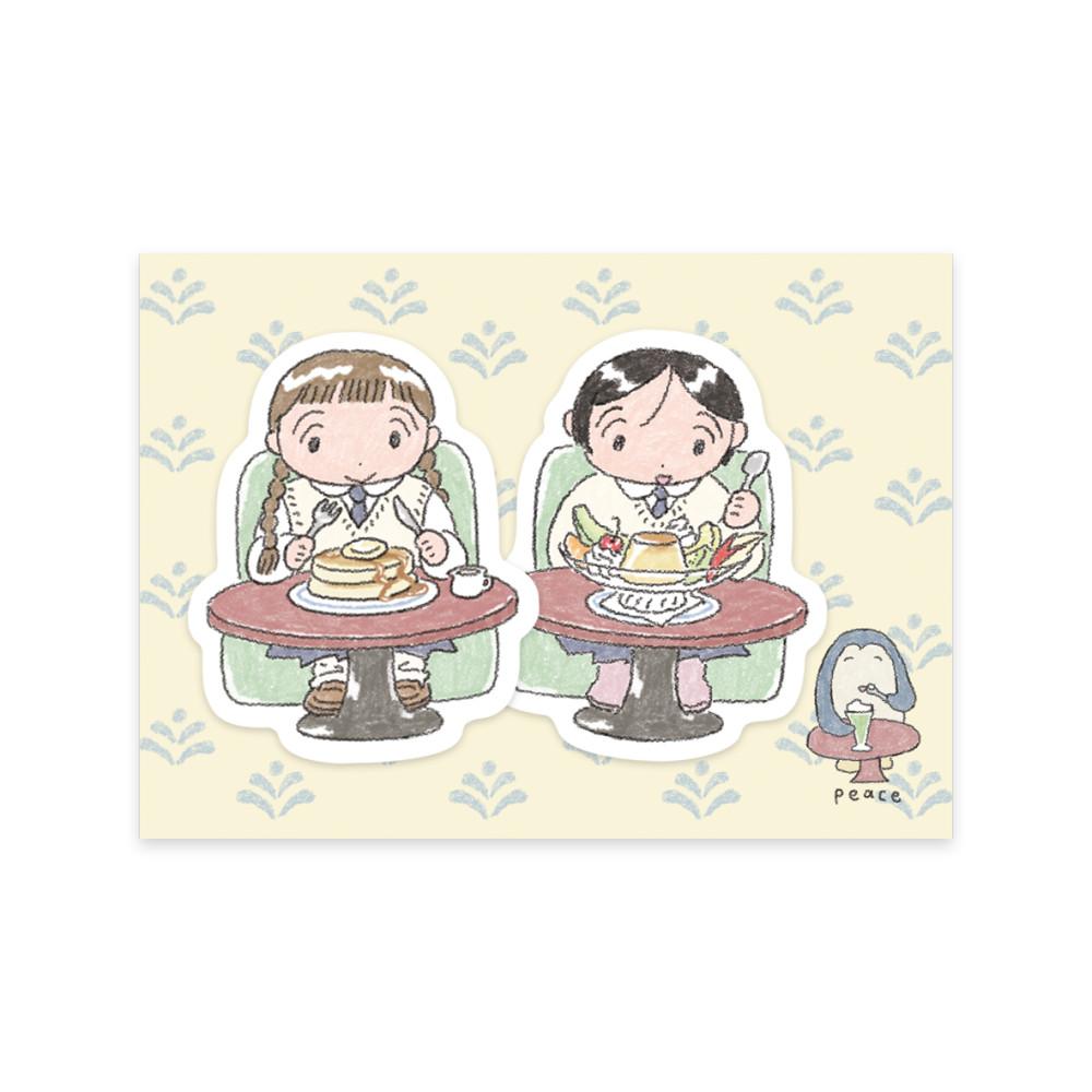 '펭귄카페' 조각스티커