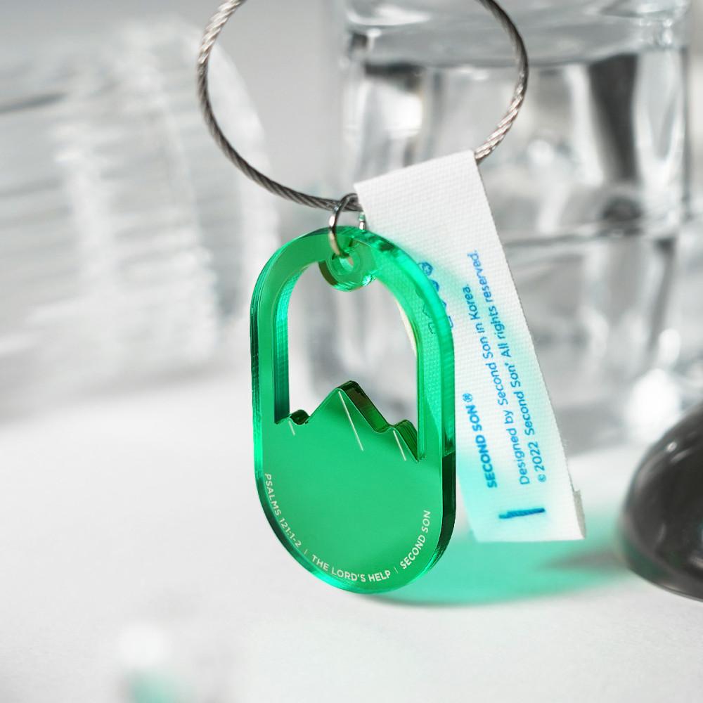 세컨드선 아크릴 키링 아이코닉 : 주님의 도움 키홀더 키체인 기독교 교회 선물
