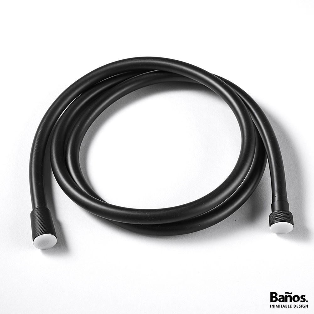 바노스 블랙 프리미엄 물때방지 고급 튜브형 PVC 샤워기 샤워호스 줄