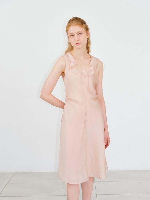 Daphne Ruffle Dress (Peach)
