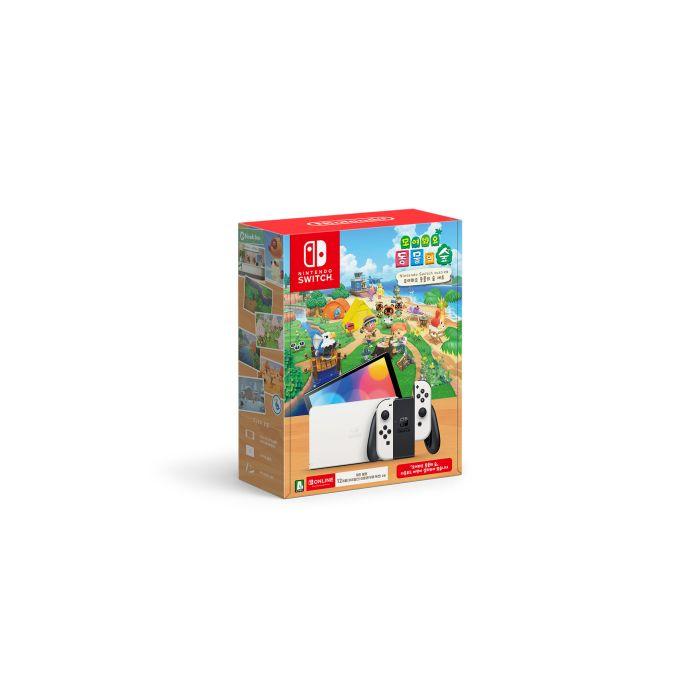 Nintendo Switch(OLED 모델) 모여봐요 동물의 숲 세트