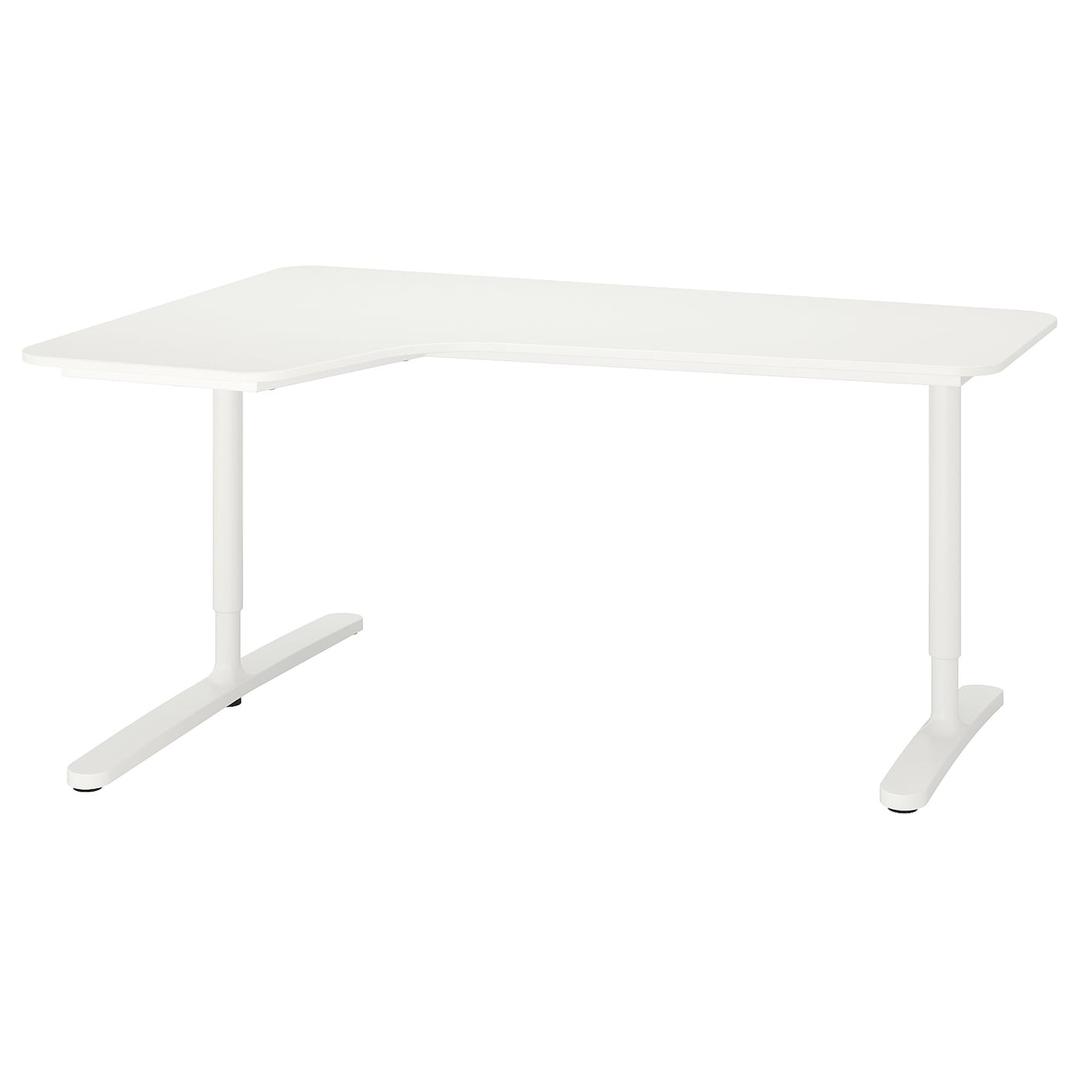 BEKANT 베칸트 코너책상L - 화이트 160x110 cm