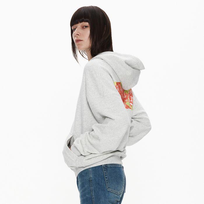 Minesweeper Hoodie Melange Grey