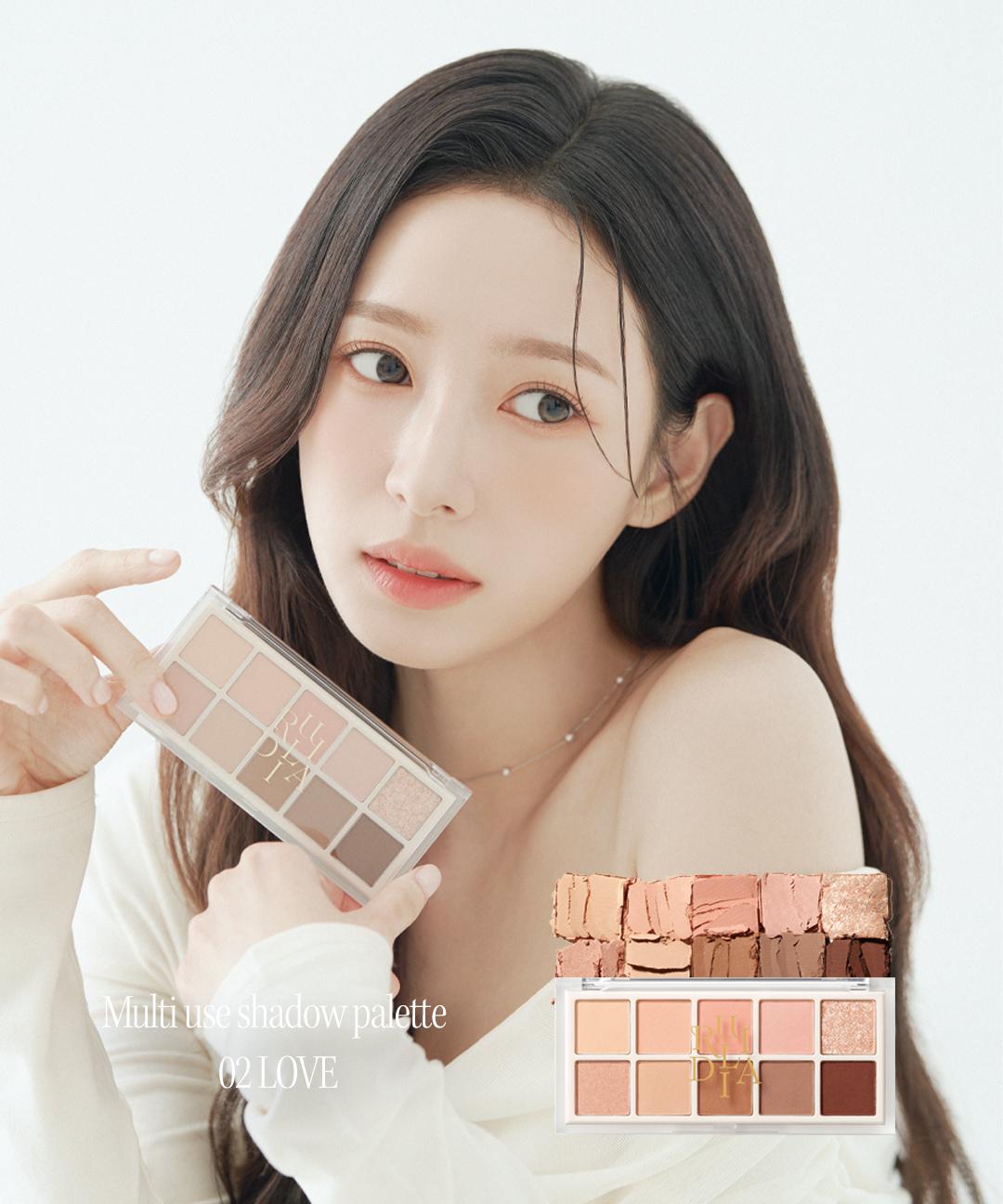 루리디아 멀티 유즈 섀도우 팔레트 02러브