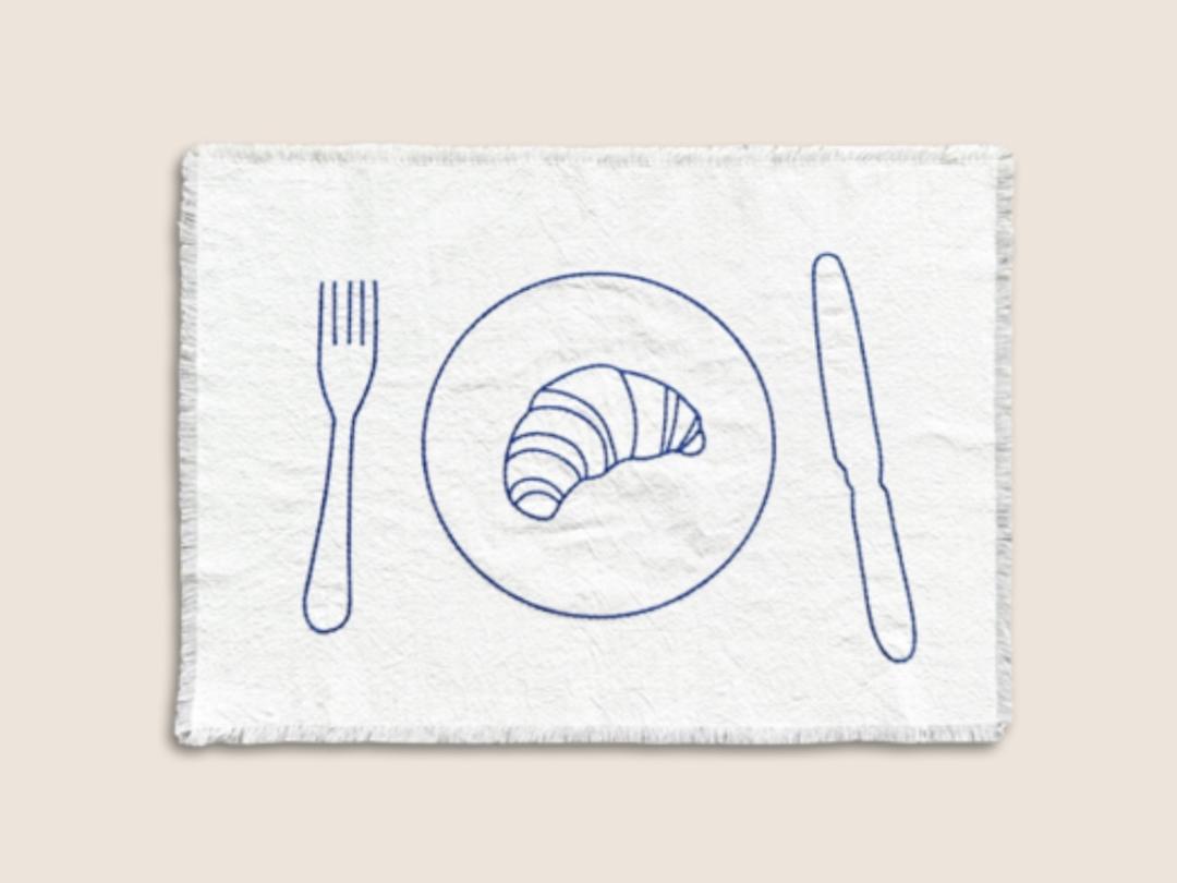 [S&G] Croissant Table Mat
