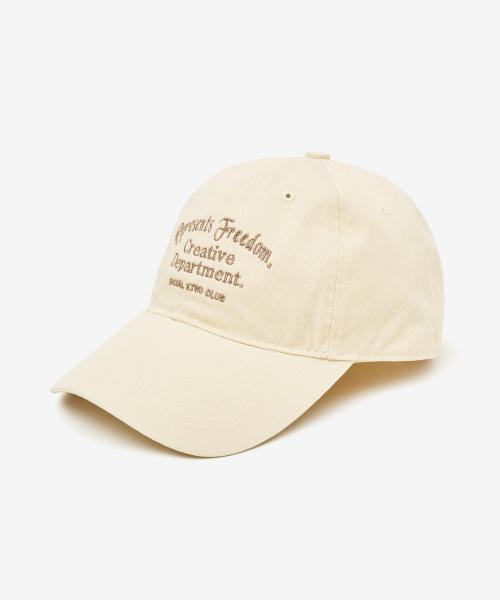creative 코튼 볼캡 (BEIGE)