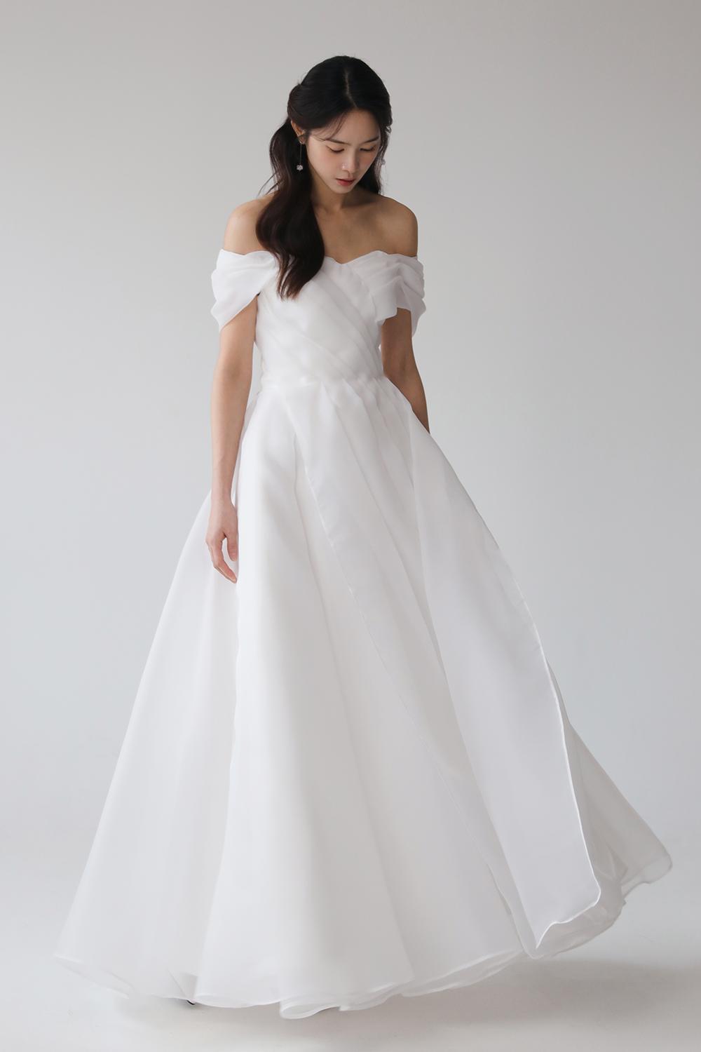 카베르 오프숄더 드레스 DRC1514