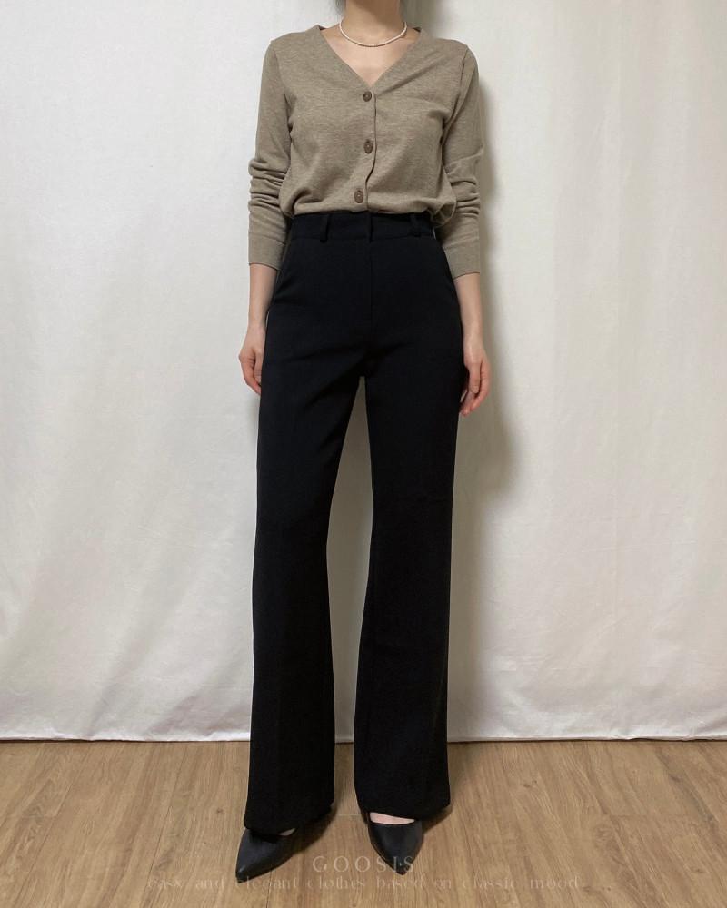 [여름ver출시♥] 모던 세미부츠컷 여유핏 슬랙스 (3color)