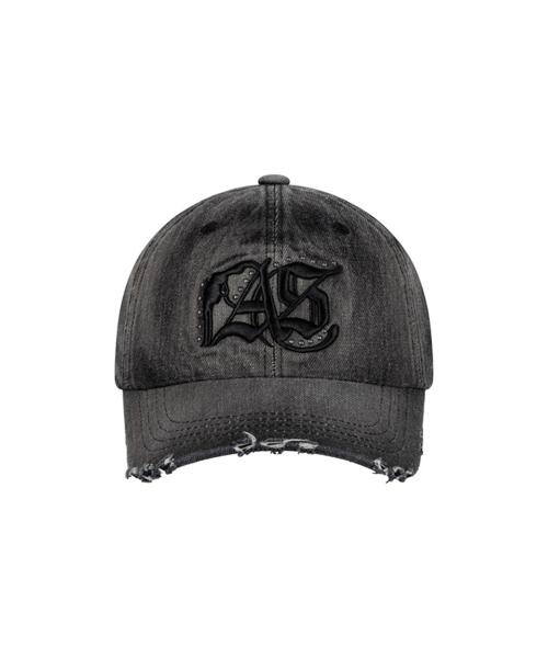 AS WASHED DENIM CAP (DARK BLUE)