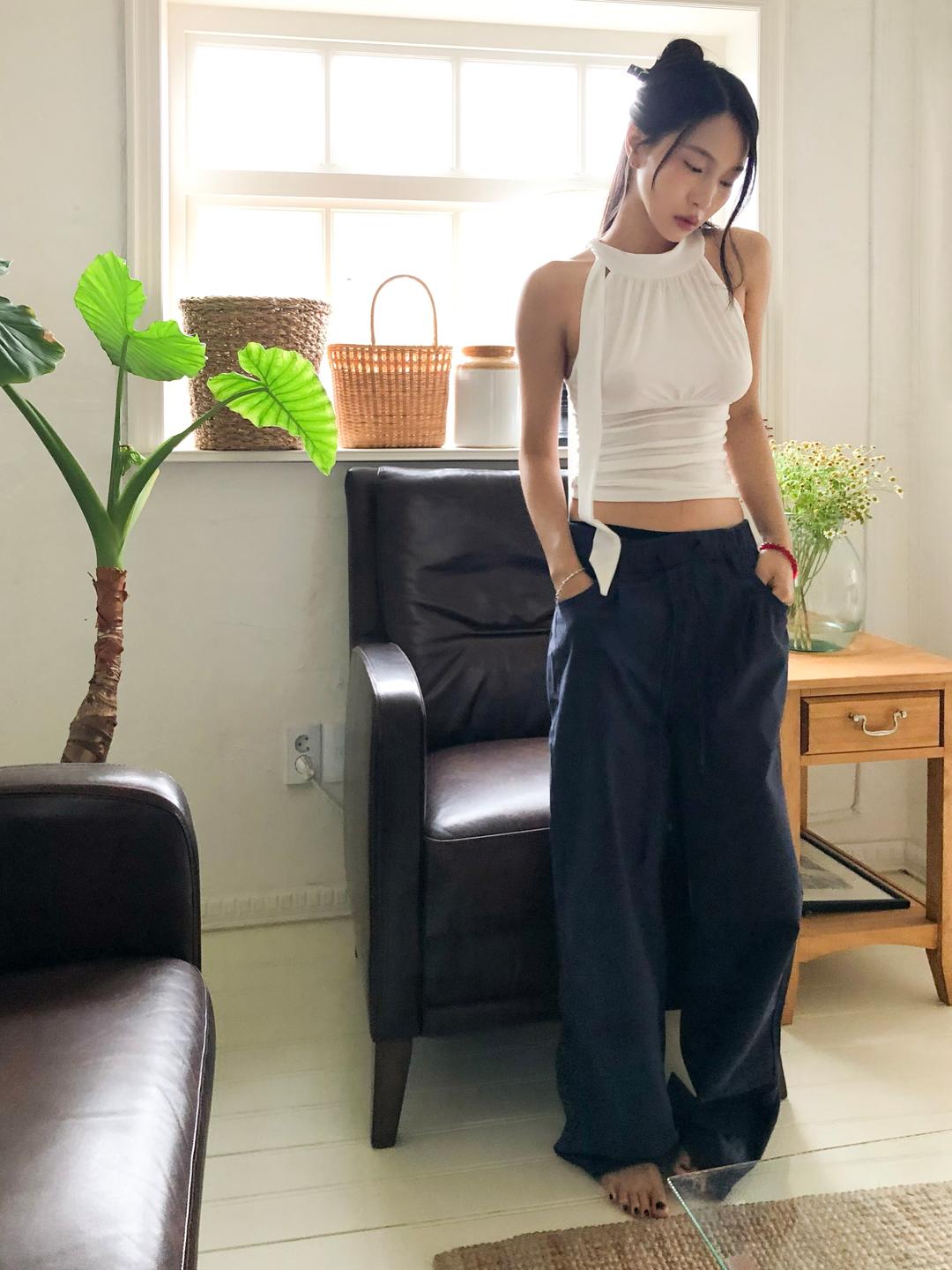 Pigment Banding Pants (2color)