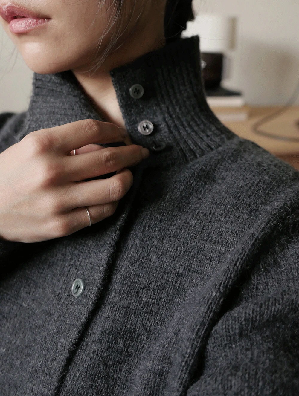 Cote button cardigan(울)<font style="font-size:0px