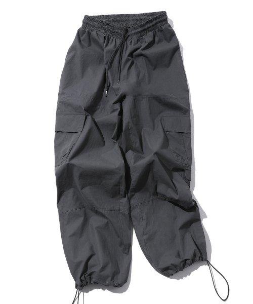 Wide Over Cargo Pants Charcoal