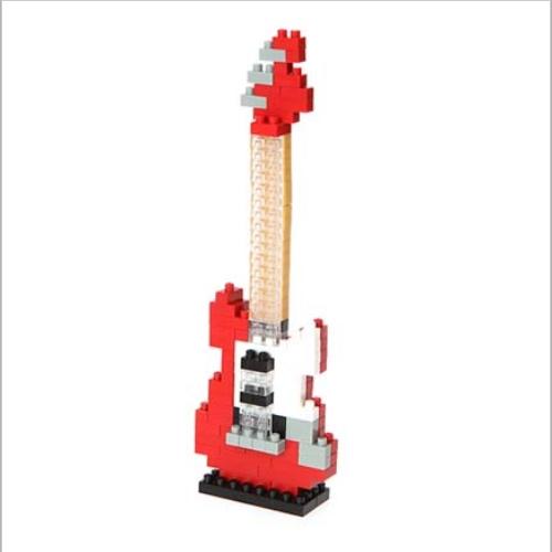 [정품 국내당일발송]나노블럭 악기 NBC-037 : 전자 기타 Electric Guitar / 카와다 kawada 정품