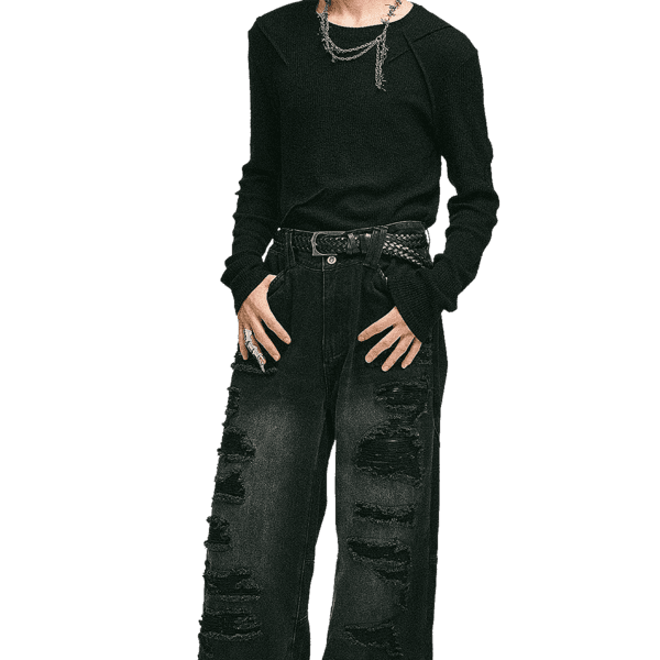 Cleanfit niche straight pants