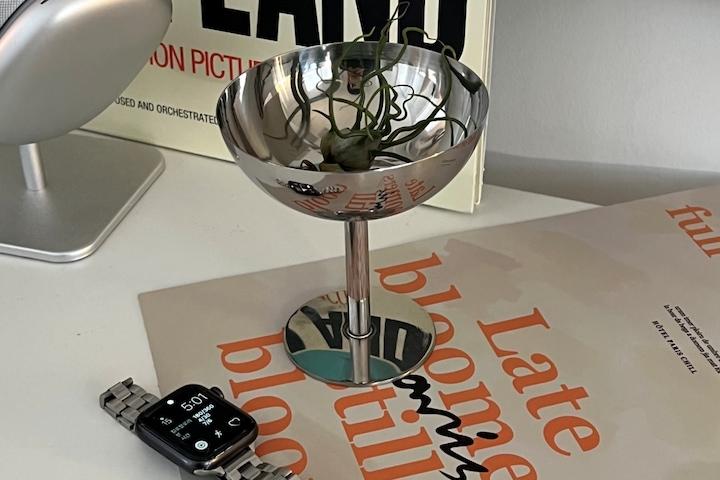 2size 스테인리스 인테리어 잔 악세사리 소품 트레이 다용도