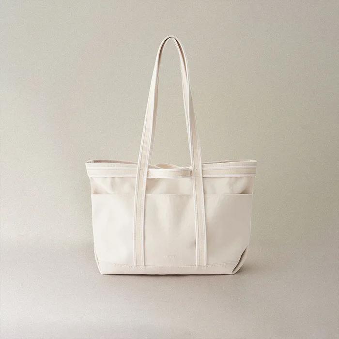 [노이에] CANVAS TOTE BAG (cream)