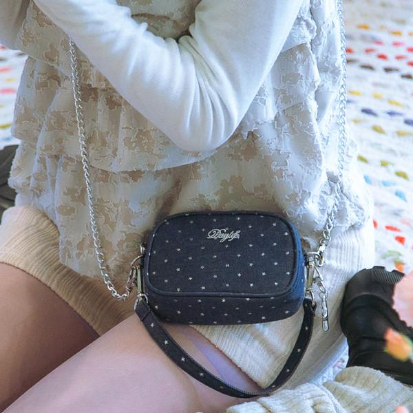 데이라이프 스퀘어 미니 크로스백 (데님)