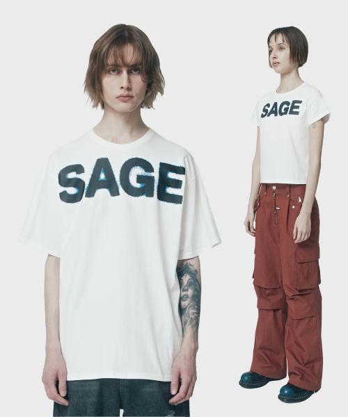 더바이닐하우스(THEVINYLHOUSE)  WIDE LOGO TEE WHITE (VH2ESMT502A) - 사이즈 & 후기 | 무신사