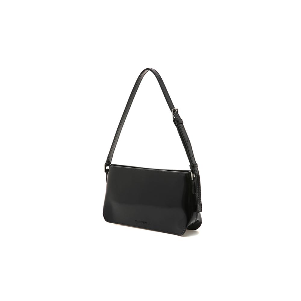 Edge Mirror Hobo Bag, Black