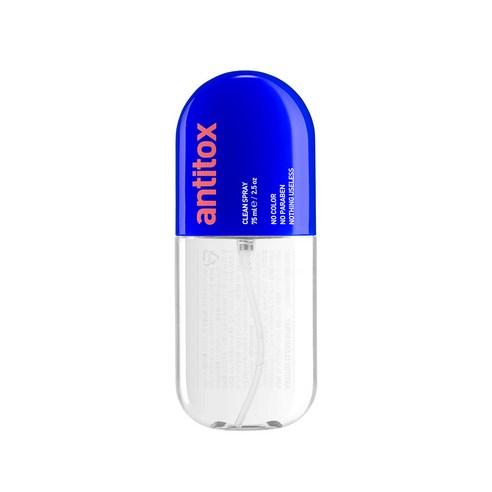 안티톡스 클린 소독 탈취 스프레이, 75ml, 1개 - 살균제 | 쿠팡