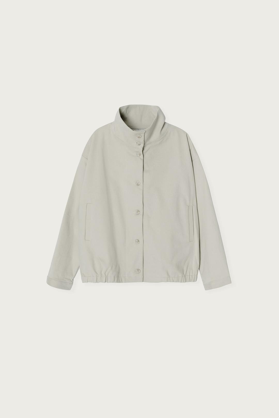 HIGH-NECK JACKET FOG