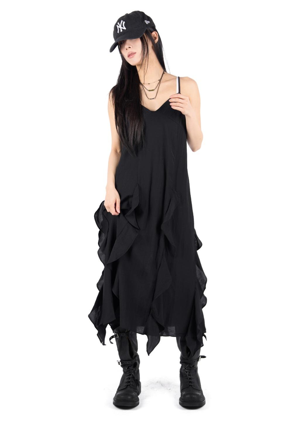 SHEER RUFFLE DRESS*2월 말 순차출고*