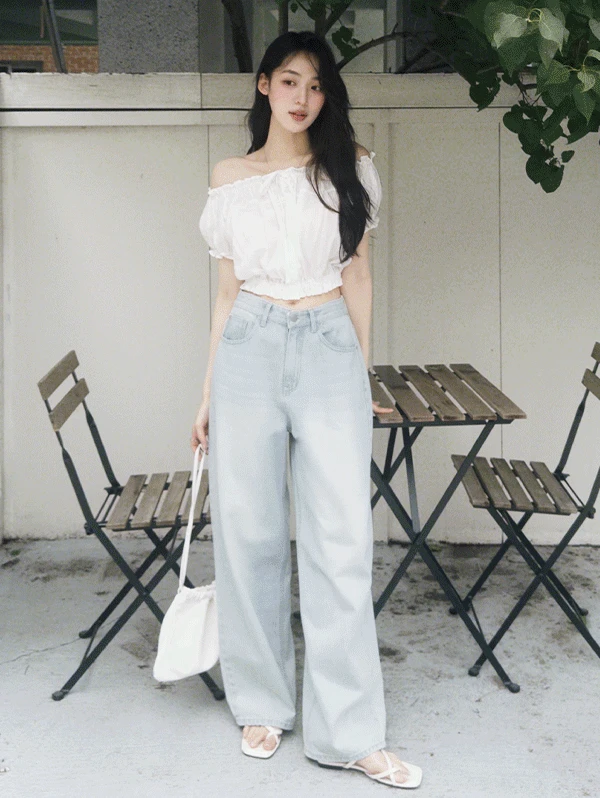 [연청 OPEN] #SLOWMADE. 시크릿 리얼와이드 데님팬츠 (+숏/베이직/롱ver) - 4 size