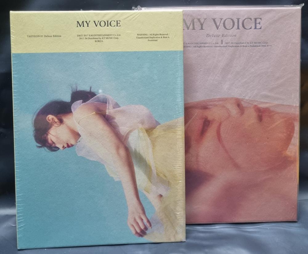 태연정규1집 리패키지 마이보이스 디럭스에디션 set