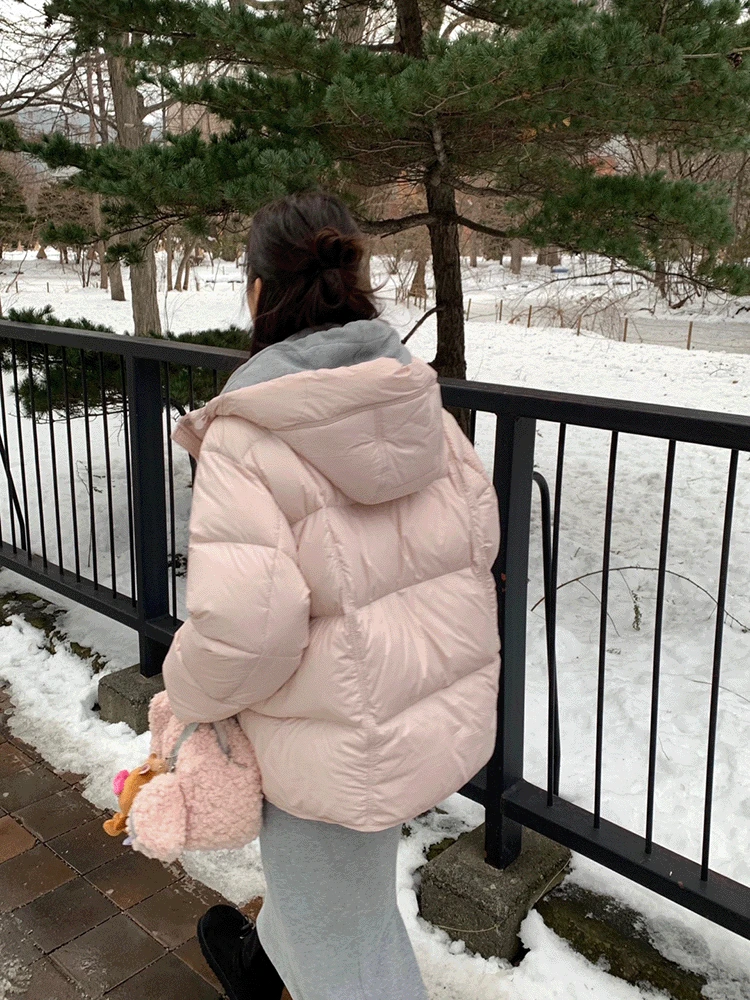 [🍨고퀄리티/덕다운🦆] 마카롱 후드 패딩 점퍼