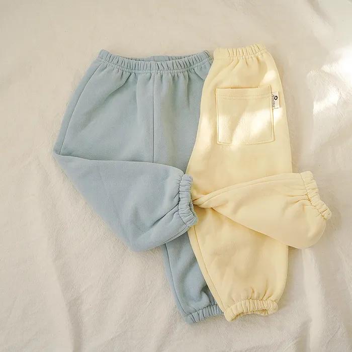 우리 쪼꼬미는 포근하고 귀엽죠 - 2color 유아 기모 조거팬츠