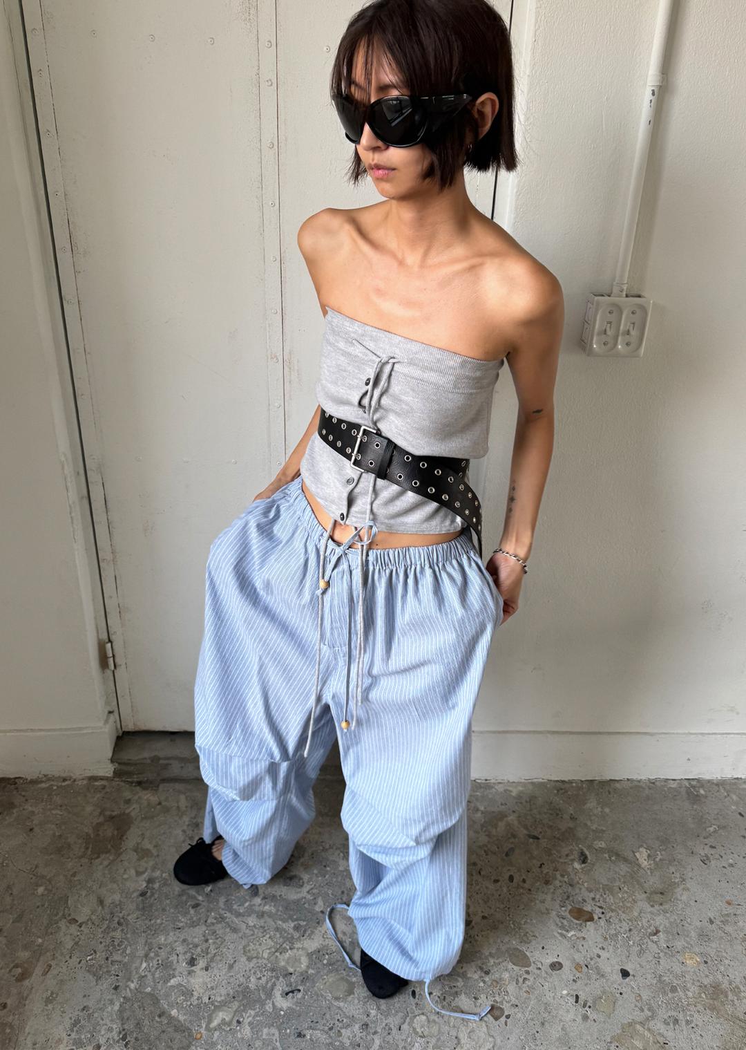 BIGGER PANTS BLUE STRIPE